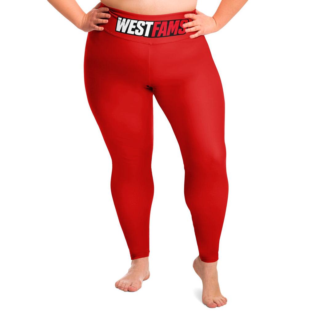 WestFams Plus Size Legging - AOP