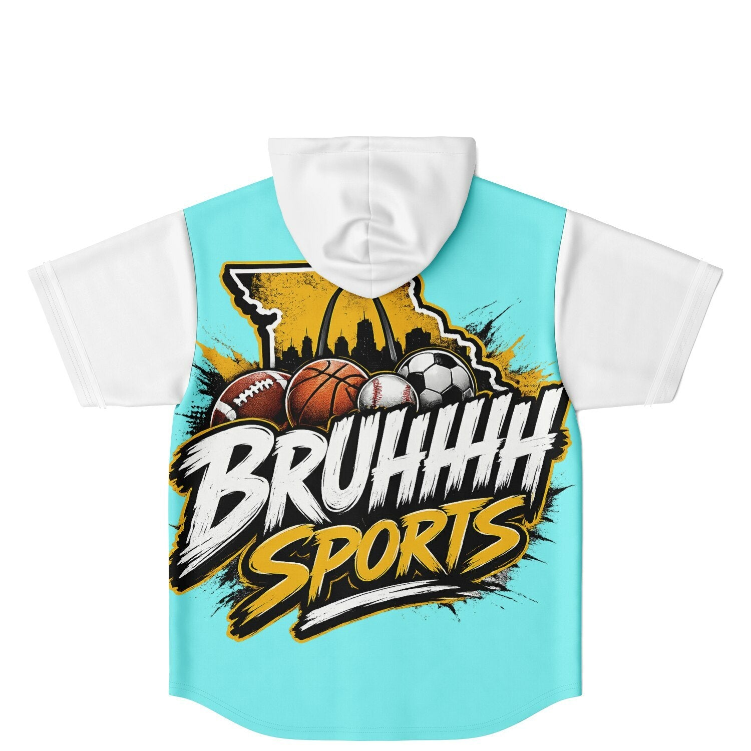 WestFams Hooded Baseball Jersey - AOP