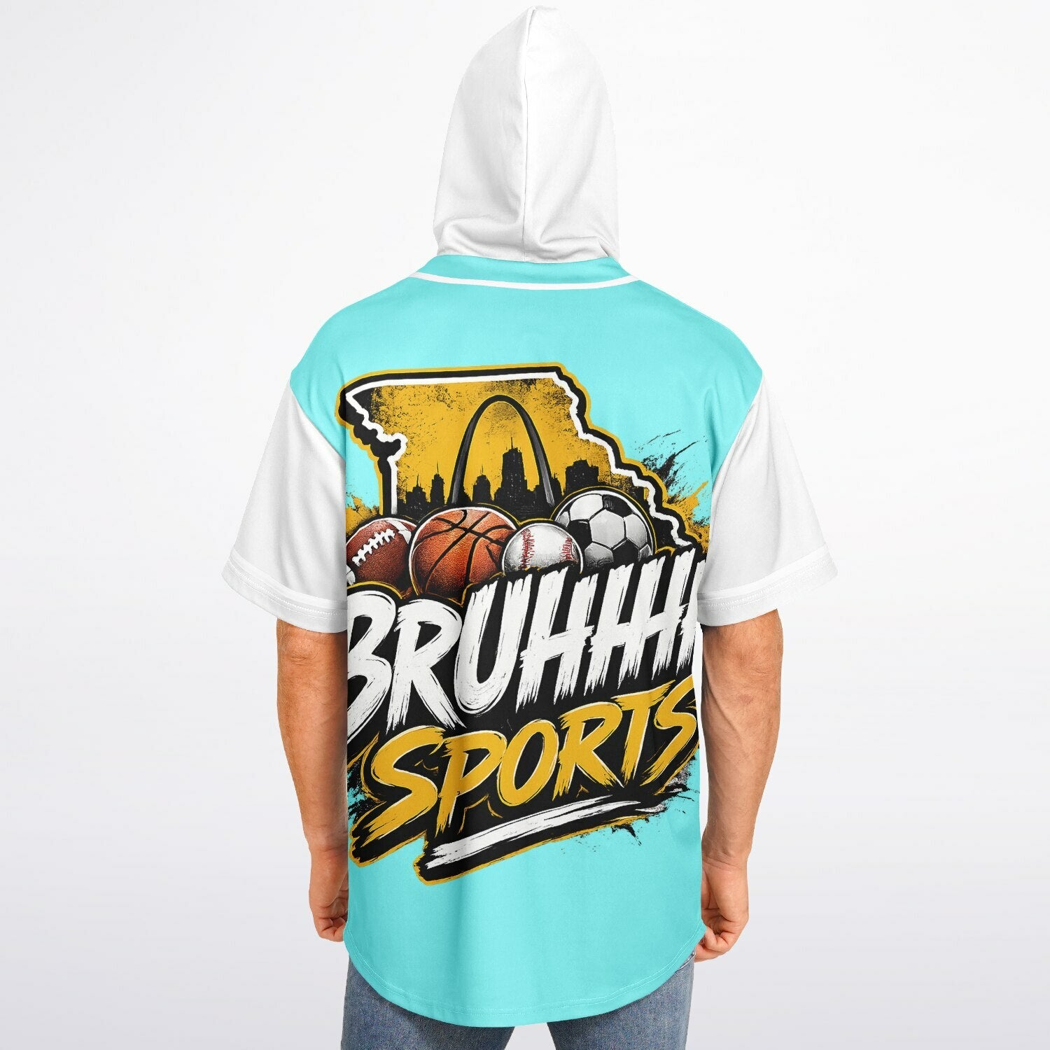 WestFams Hooded Baseball Jersey - AOP