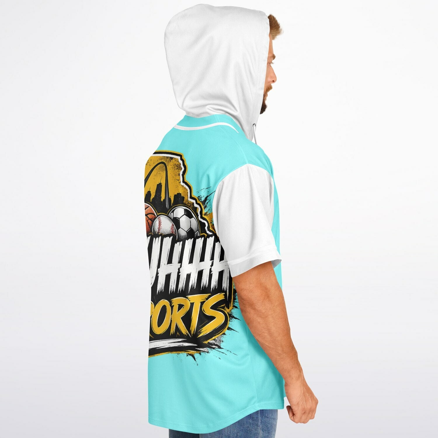 WestFams Hooded Baseball Jersey - AOP