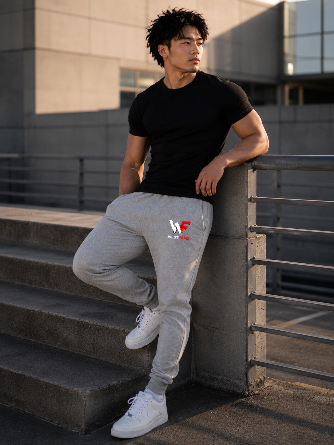Premium men's performance joggers by WESTFAMS ELITE