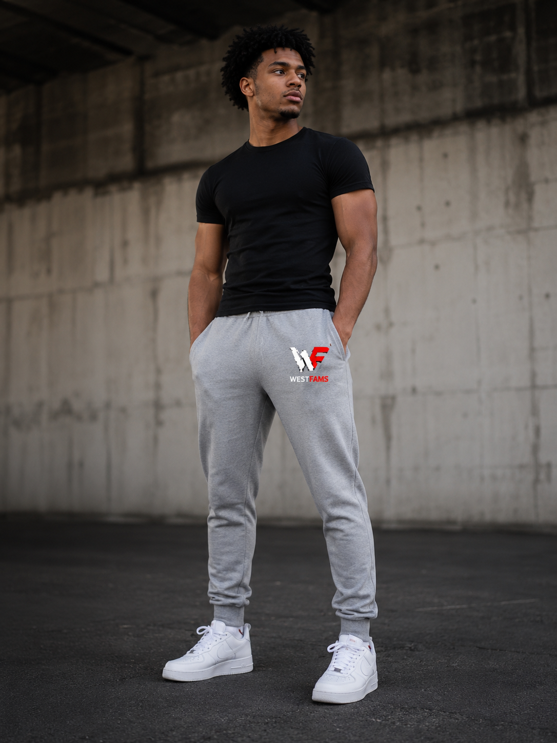 Premium men's performance joggers by WESTFAMS ELITE
